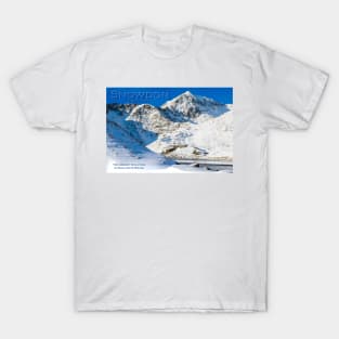 Snowdon in winter T-Shirt